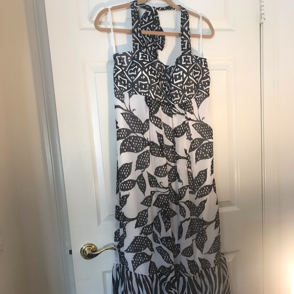 Black and white dress